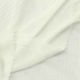 100% Viscose Rib Knit Fabric, 62 gsm, 133 cm — White — photo 1