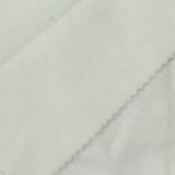 Polyester Viscose Interlock Knit Fabric, 195 gsm, 175 cm — White — photo 1