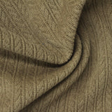 Jacquard Polyester Stretch Chenille Fabric, 370 gsm — Khaki — photo 1