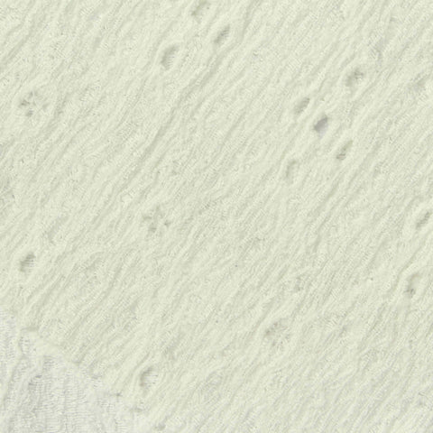 Cream Tone-on-Tone Warp Knit, Polyester, 170 gsm
