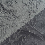 Dark Grey Tone-on-Tone Jacquard, Poly-Viscose, 240 gsm — photo 1
