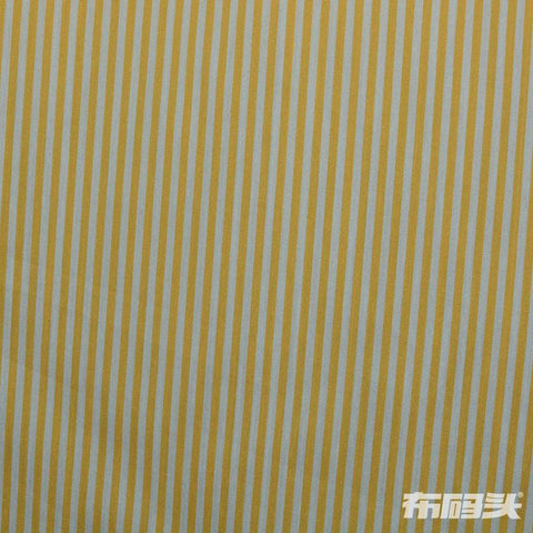 Yellow Vertical-Stripe Woven