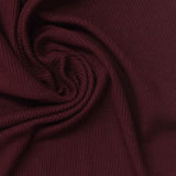Viscose Stretch Rib Knit Fabric, 230 gsm, 120 cm — Red, ref EF-268196 — photo 1