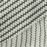Jacquard 100% Polyester Warp Knit Fabric, 250 gsm, 140 cm — White — photo 1
