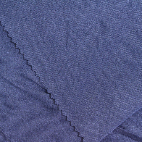 Viscose Stretch Jersey Knit Fabric, 200 gsm, 175 cm — Blue