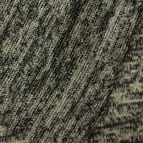 Black Marl Chunky Knit, Viscose-Poly, 140 gsm, 150 cm