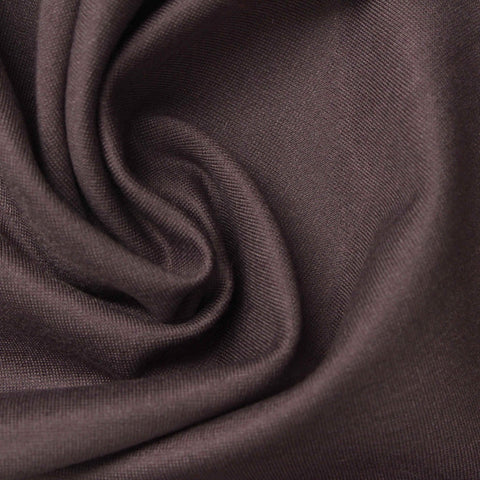 Viscose Nylon Stretch Ponte Knit Fabric, 400 gsm, 160 cm — Brown