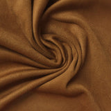 Polyester Stretch Faux Suede Fabric, 350 gsm, 145 cm — Brown — photo 1