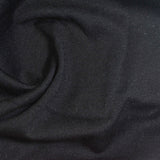 Viscose Nylon Stretch Ponte Knit Fabric, 270 gsm, 150 cm — Black, ref EF-269018 — photo 1