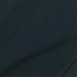 Brushed Polyester Stretch Milk Silk Knit Fabric, 205 gsm, 165 cm — Black — photo 1