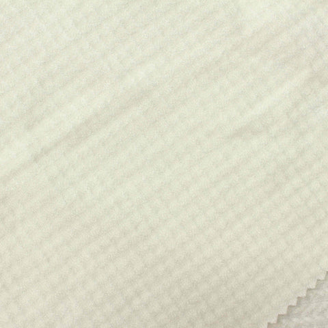 White Tone-on-Tone Chevron Jacquard, Viscose-Nylon