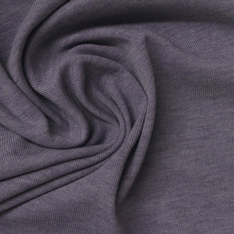 Tencel Lyocell Acrylic Blend Stretch Rib Knit Fabric, 190 gsm, 160 cm — Purple, ref EF-270782