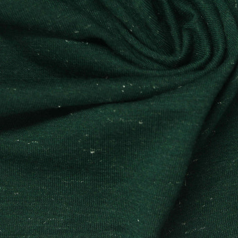 Dark Green Marl Jersey Knit