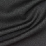 100% Polyester ITY Knit Fabric, 350 gsm, 160 cm — Black — photo 1