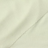 Viscose Stretch Rib Knit Fabric, 230 gsm, 135 cm — White — photo 1