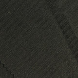 Polyester Viscose Stretch Rib Knit Fabric, 190 gsm — Black — photo 1