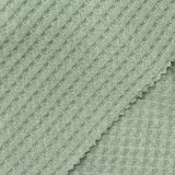 Viscose Polyester Stretch Waffle Knit Fabric, 260 gsm, 158 cm — Green — photo 1