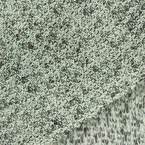 Dark Grey Heather Chunky Knit, Polyester, 115 gsm