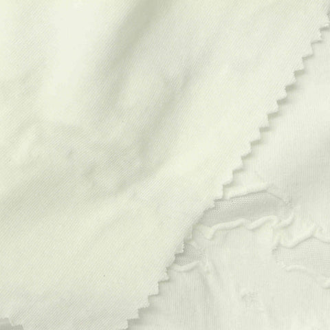 Cream Tone-on-Tone Jacquard, Cotton, 110 gsm