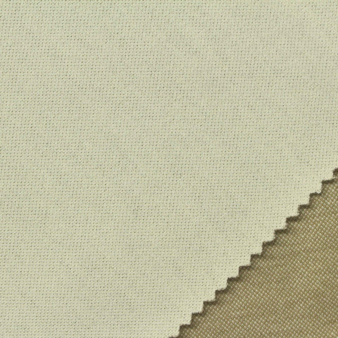 Polyester Viscose Stretch Piqué Knit Fabric, 280 gsm — Khaki