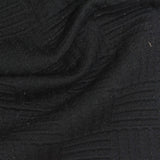 Black Tone-on-Tone Jacquard, Poly-Cotton, 330 gsm — photo 1