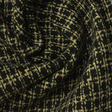 Black Check Interlock Knit, Poly-Viscose, 352 gsm — photo 1