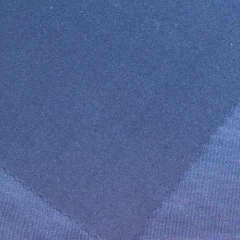 Polyester Stretch Milk Silk Knit Fabric, 200 gsm, 170 cm — Blue
