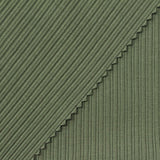 Viscose Stretch Rib Knit Fabric, 310 gsm, 125 cm — Green — photo 1