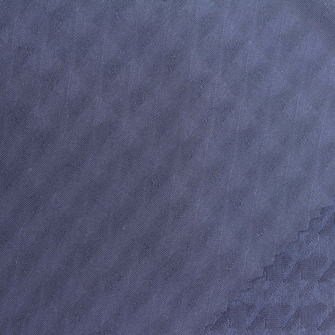 Dark Blue Houndstooth Jacquard, Nylon-Spandex