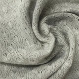 Jacquard Polyester Viscose Chunky Knit Fabric, 165 gsm, 165 cm — Grey — photo 1