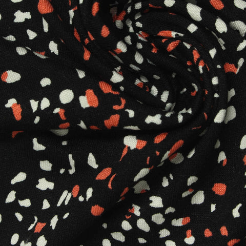 Off-White Abstract Knit, Viscose