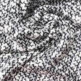 Black Marl Chunky Knit, Cotton-Poly, 172 gsm, 185 cm — photo 1