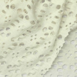 Jacquard Viscose Stretch Knit Fabric, 195 gsm — White — photo 1