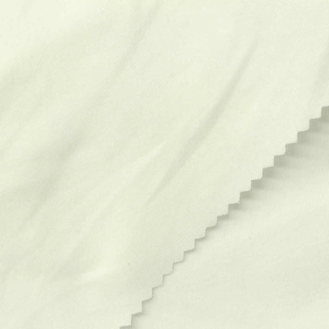 Cotton Stretch Rib Knit Fabric, 210 gsm, 155 cm — Beige