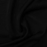 Viscose Polyester Jersey Knit Fabric, 150 gsm, 155 cm — Black — photo 1