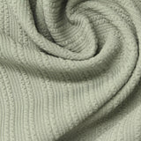 Light Green Tone-on-Tone Rib Knit, Polyester, 305 gsm — photo 1
