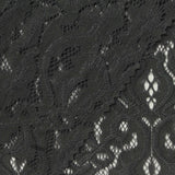 Black Openwork Lace, Nylon-Cotton — photo 1