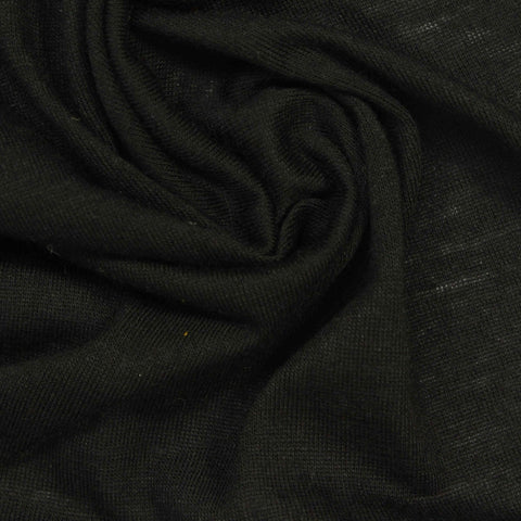 Dark Grey Marl Jersey Knit, Polyester, 130 gsm