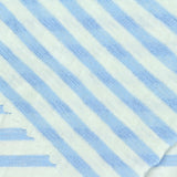 Light Blue Stripes Knit, Cotton-Viscose — photo 1