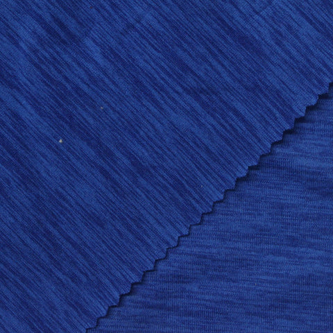 Polyester Stretch Jersey Knit Fabric, 250 gsm, 148 cm — Blue