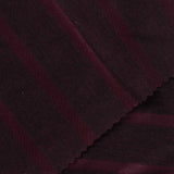 Dark Maroon Horizontal-Stripe Knit, Poly-Viscose — photo 1
