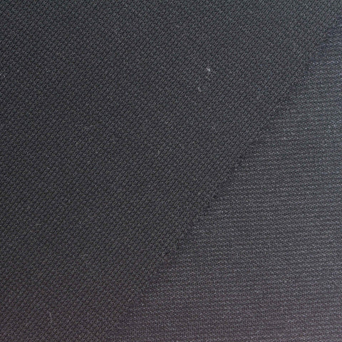 Dark Grey Heathered-Marl Ponte Knit, Poly-Cotton