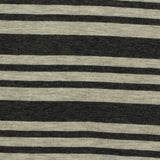 Dark Grey Horizontal-Stripe Jersey Knit, Cotton-Poly — photo 1