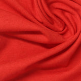 Cotton Polyester Jersey Knit Fabric, 150 gsm, 175 cm — Red — photo 1