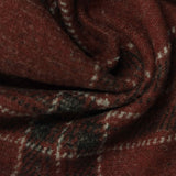 Black Plaid Jacquard, Poly-Cotton, 230 gsm — photo 1