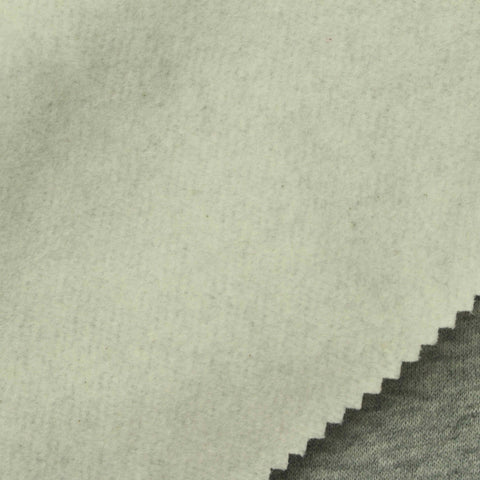 Grey Marl French Terry, Cotton-Poly, 320 gsm, 155 cm