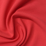 Polyester Stretch Linen-Look Fabric, 280 gsm, 160 cm — Red — photo 1