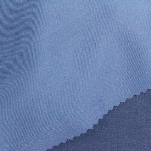 Navy Marl Scuba Knit, Poly-Viscose, 240 gsm