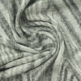 Grey Abstract Pointelle Knit, Polyester — photo 1