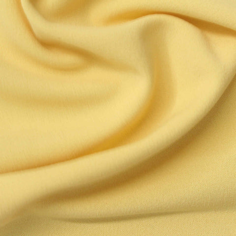 Polyester Stretch Scuba Knit Fabric, 280 gsm, 160 cm — Yellow